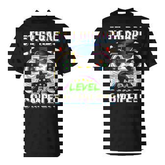 5Th Grade Level Complete Graduation Gaming Class 2024 Gamer T-Shirt - Thegiftio