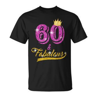 60 And Fabulous 60 Yrs Old B-Day 60Th Birthday T-Shirt - Thegiftio UK