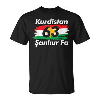 63 Sanliurfa Kurdistan Flag T-Shirt - Seseable