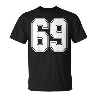 69 Number 69 Sports Jersey My Favorite Player 69 T-Shirt - Monsterry DE