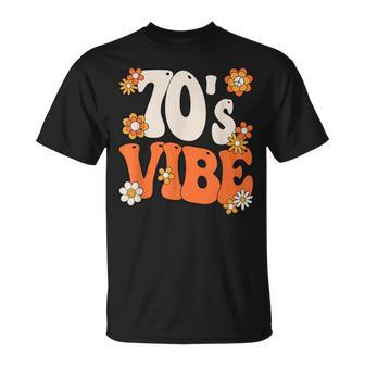 70'S Vibe Costume 70S Party Outfit Groovy Hippie Peace Retro T-Shirt - Thegiftio UK