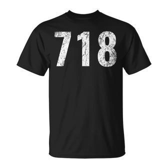 718 Area Code T New York City T-Shirt - Monsterry CA