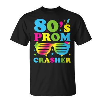 80'S Prom Crasher 80S Retro Disco Eighties Party Theme T-Shirt - Seseable
