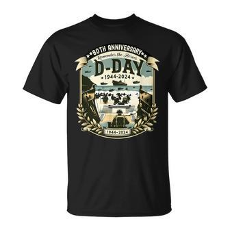 80Th Anniversary D Day Invasion Military History T-Shirt | Seseable CA