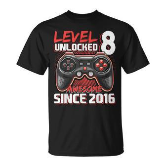8Th Birthday Gamer 8 Year Old Bday Boy Eight Son T-Shirt - Monsterry AU