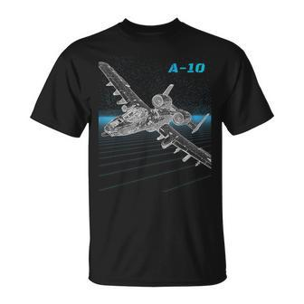 A-10 Thunderbolt Ii Warthog T-Shirt - Monsterry