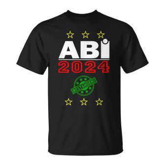 Abi Abitur Prüfung Abschluss Gymnasium 2024 Geschenk Idee T-Shirt - Geschenkecke