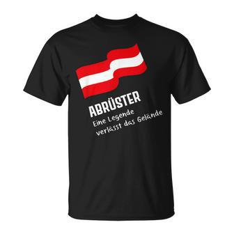 Abrüster Ein Legende Verlasses Das Gelände T-Shirt - Seseable