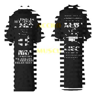 Accro Muscu Humour Musculation Homme Muscle Drole T-Shirt - Cadeauxyz