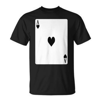 Ace Of Hearts T-Shirt - Monsterry UK
