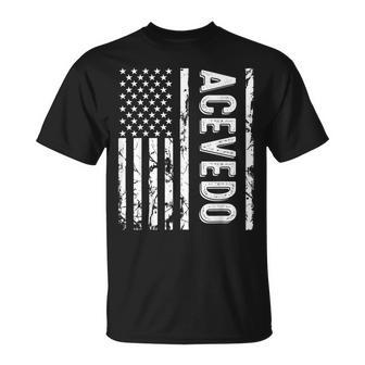 Acevedo Last Name Surname Team Acevedo Family Reunion T-Shirt - Seseable