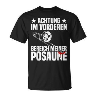 Achtung Trombonist T-Shirt - Geschenkecke