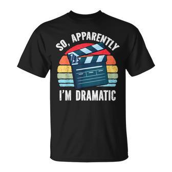 Acting Student Broadway Drama Student Dramatic Theater T-Shirt - Monsterry