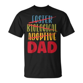 Adoptive Dad Adoption Announcement Foster Father Gotcha Day T-Shirt - Monsterry