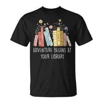 Adventure Begins At Your Library Summer Reading 2024 Books T-Shirt - Monsterry AU