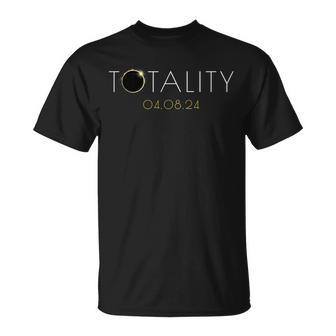 Aesthetic American Totality Solar Lunar Eclipse T-Shirt | Mazezy