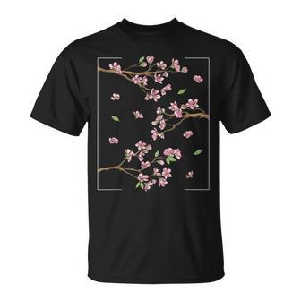 Aesthetic Japanese Style Cherry Blossom Tree Sakura T-Shirt - Thegiftio UK