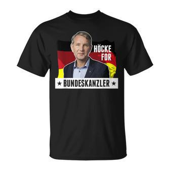 Afd Höcke For Bundeskanzler Pro Afd Björn Höcke Politics T-Shirt - Seseable