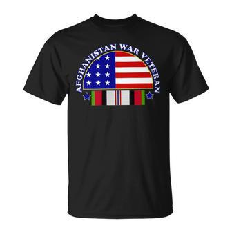 Afghanistan War Veteran Patch Image T-Shirt - Monsterry DE