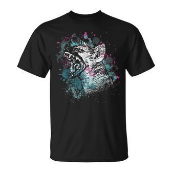 African Animal Lover Laughing Hyena T-Shirt - Monsterry AU