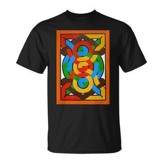African Maroon Tribal Inspired Ethnic Colorful Black Culture T-Shirt - Monsterry CA