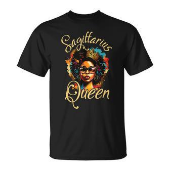 Afro Girl Sagittarius Queen Are Born In November To December T-Shirt - Monsterry CA