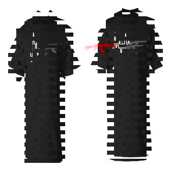 Ak-47 Kalashnikov Rifle Y Ruso Pistola Camiseta unisex - Regaloses