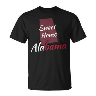 Alabama Home Sweet Home State Pride T-Shirt - Monsterry