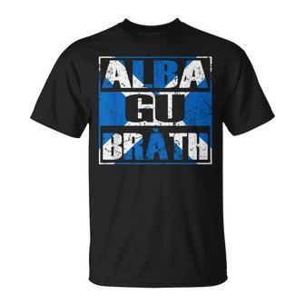 Alba Gu Brath Vintage Retro Scotland Forever Scottish T-Shirt - Monsterry