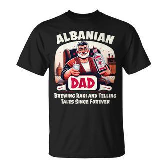 Albanian Father's Day Skenderbeg Albania Proud Albanian Dad T-Shirt - Monsterry UK