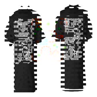 Alfombra De Juego Genial Para Coche Pista De Carreras En La Parte Posterior Lindo Niño Camiseta unisex - Regaloses
