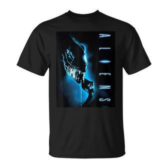 Aliens Xenomorph Retro Movie Poster T-Shirt - Geschenkecke