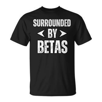 Alpha Dog Surrounded By Betas Alpha Wolf Gym Workout T-Shirt - Monsterry CA