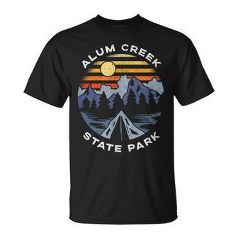 Alum Creek State Park Forest Camping Vacation Ohio T-Shirt - Monsterry DE
