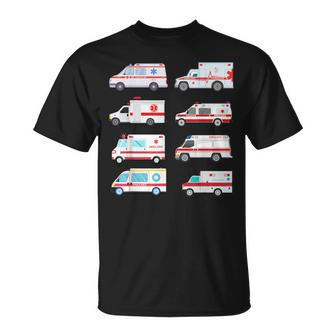 Ambulance Truck Birthday Emt For Boys Girls Toddlers T-Shirt | Seseable CA