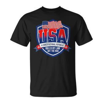 America A Constitutional Republic Vintage T-Shirt - Monsterry AU