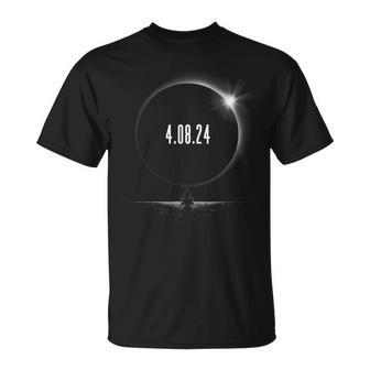 America Totality Male Yoga 40824 Total Solar Eclipse 2024 T-Shirt | Mazezy