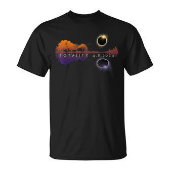 America Totality Reflections 4-8-24 Sun Eclipse T-Shirt - Monsterry