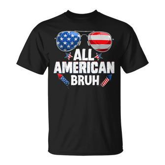 All American Bruh Fourth Of July Boys American N T-Shirt - Monsterry UK