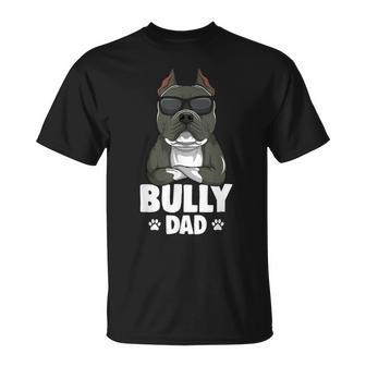American Bully Dad Dog Dad Men T-Shirt - Thegiftio UK