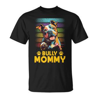 American Bully Mommy Proud Canine Dog Mother T-Shirt - Monsterry