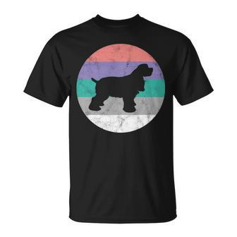 American Cocker Spaniel For Women & Girls Retro T-Shirt | Mazezy