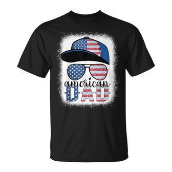 American Dad 4Th Of July Usa Flag Glasses American Family T-Shirt - Monsterry AU