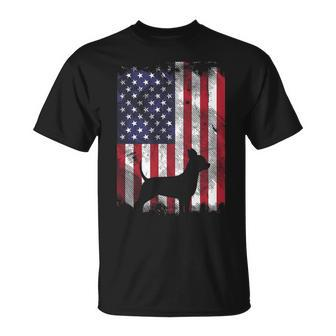 American Flag Chihuahua Vintage Chiwawa Dog Patriotic Gif T-Shirt | Mazezy