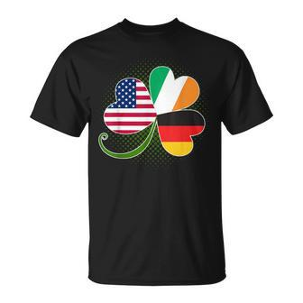 American German And Irish Roots Dna T-Shirt - Monsterry