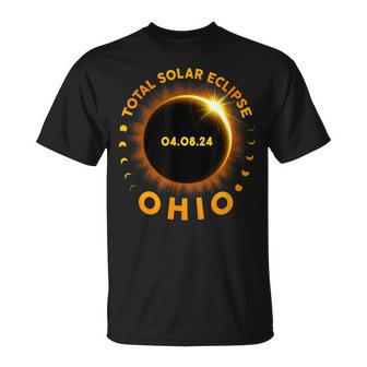 American Total Solar Eclipse April 8 2024 Ohio Totality T-Shirt | Mazezy