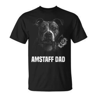 Amstaff Dad T-Shirt - Seseable