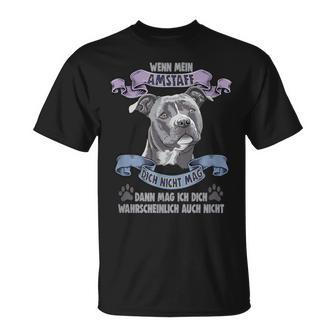 Amstaff For Dog Lovers T-Shirt - Seseable