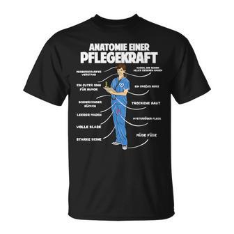 Anatomie Einer Pflegekraft Elderly Nursing T-Shirt - Geschenkecke