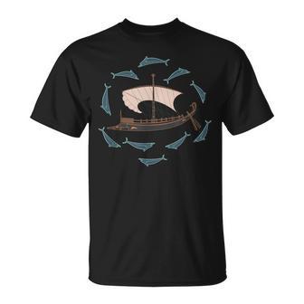 Ancient Greek Ship Trireme T-Shirt - Monsterry AU